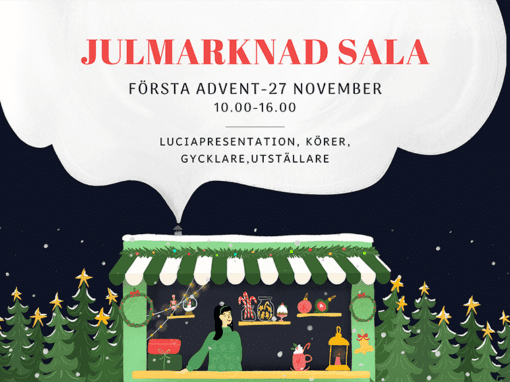 Julmarknad på Sala Torg – Första advent, 27/11 kl 10.00-16.00