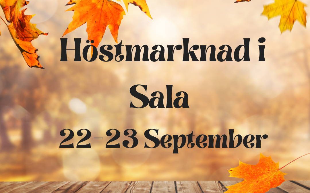 Höstmarknad på Torget i Sala