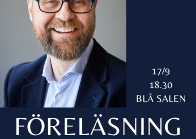 Föreläsning med Benny Törnqivst