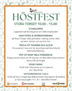 Program för Höstfest 6/9 2025